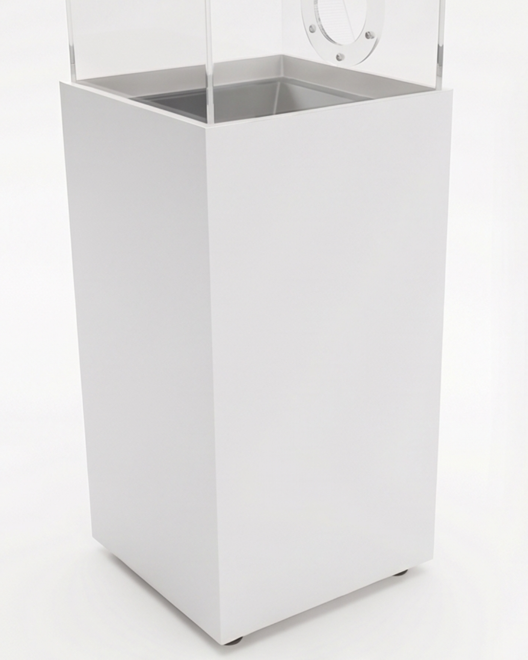 Base sólida da cabine em acrílico premium